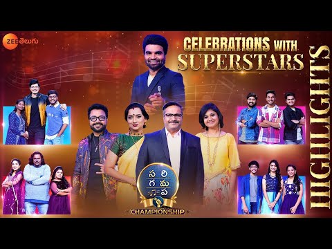 SAREGAMAPA CHAMPIONSHIP Celebration with Superstars HIGHLIGHTS | Sundays 9 PM | Zee Telugu