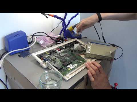 Amiga A600 green screen repair part 4 - EPIC FAIL