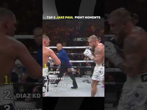 Jake Paul's Top 5 Fight Moments 🔥