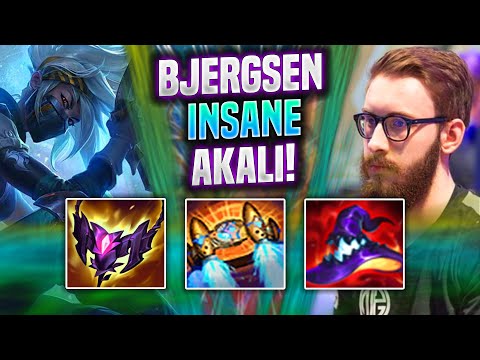 BJERGSEN IS INSANE WITH AKALI! - TL Bjergsen Plays Akali Mid vs Miss Fortune! | Season 2022