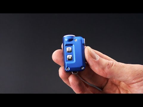 Nitecore Tini Blue Aluminum 380 Lumen Micro Usb Rechargeable Keychain Flashlight For Sale
