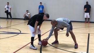 Professor 1v1 at an LA fitness