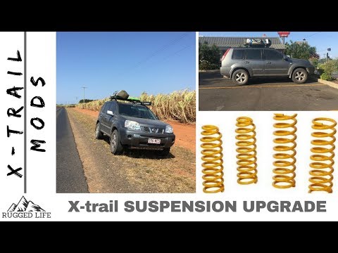 NISSAN X-trail T30 IRONMAN AND KYB EXCEL-G SUSPENSION LIFT - MODs