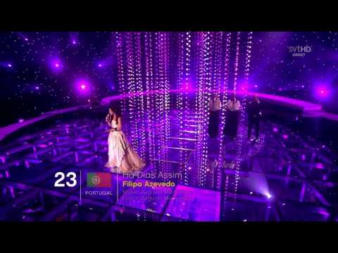 HD HDTV PORTUGAL ESC Eurovision Song Contest 2010 Final LIVE Filipa Azevedo - Há Dias Assim