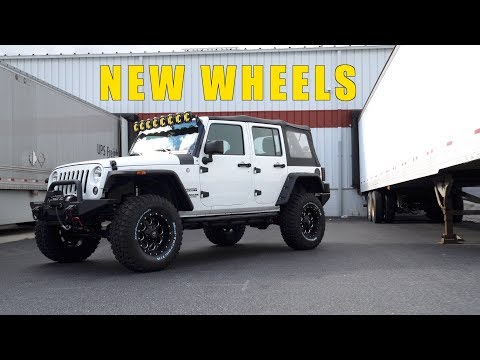 Jeep Wrangler JK/JL Fuel Revolver Wheel And Tire Package 17\"X9\" Matte Black & Milled 2007-2018/18-20