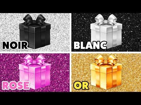 🎁 Choisis un CADEAU...! 🖤🤍🎀💛 Es-tu une personne chanceuse...? 🌈