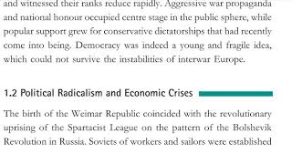 Nazism And The Rise of Hitler ch-3 History 9(political Redicalism and Economic crises)