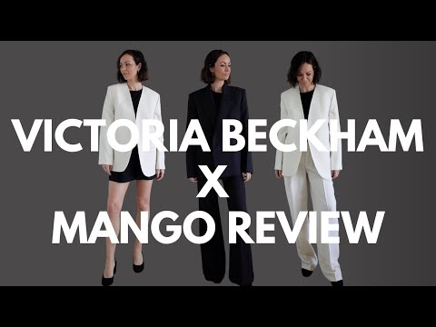 Victoria Beckham x Mango Collab Suit Review...