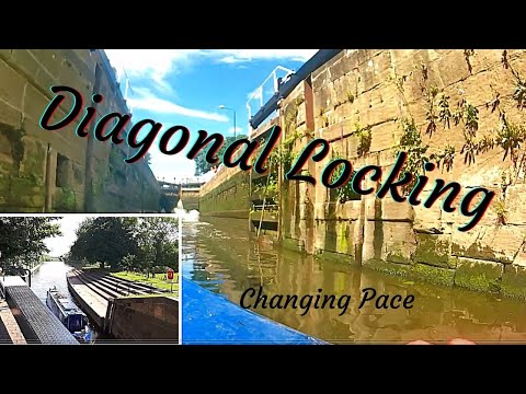 #37 Diagonal Locking LIVEABOARD NARROWBOAT JOURNEYS - Cranfleet Cut to Sawley Marina, River Trent