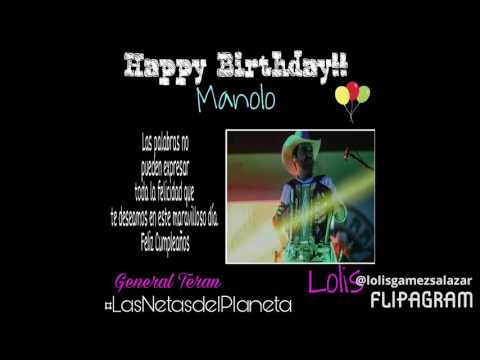 Happy Birthday Manolo Robles #LasNetasdelPlaneta
