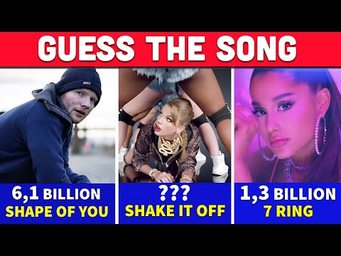 Top 40 Most Viewed Songs On Youtube | Guess The Song | Music Quiz