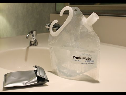 Using the WuduPal/WuduMate - Portable Istinja Bottle