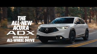 Acura The all-new Acura ADX with available all-wheel drive.