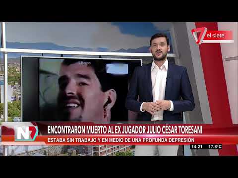 Encontraron muerto al ex jugador Julio César Toresani