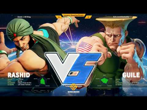 【SFV: Sonic Boom 2017】Zowie | Oil King VS D/A iamstilldadaddy(TOP16)