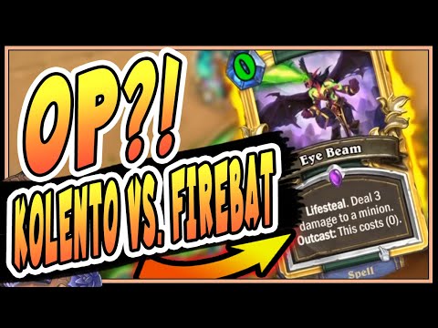Kolento vs Firebat - Is lifesteal OP now?! | Ashes of Outland | Hearthstone | Kolento