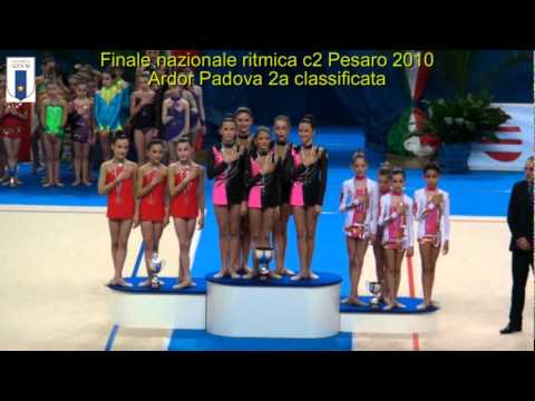 Ardor Padova finale nazionale ritmica c2 premiazione