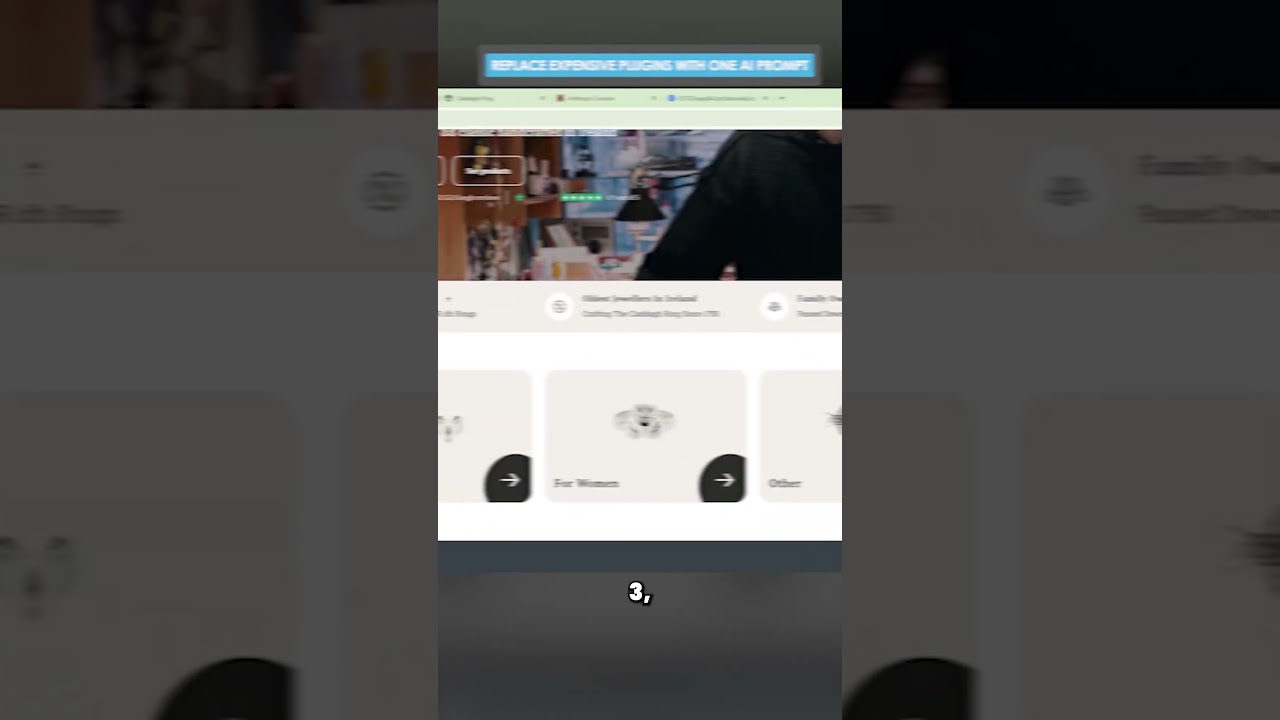 Replace Expensive Shopify Plugins with One AI Prompt #shopify #wordpress #claudeai