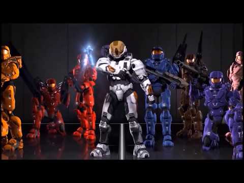 Montage of Red vs Blue with The Bloody Beetroots + Jet - MY NAME IS THUNDER