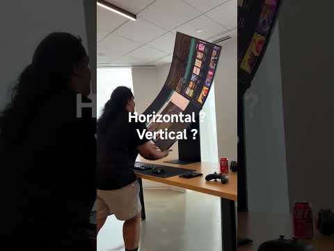 Samsung Odyssey Ark.A 55-inch 4K monitor.horizontal or vertical.