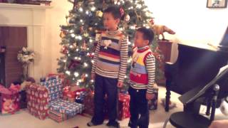 Hanson &amp; Oscar-Walking in the Winter Wonderland