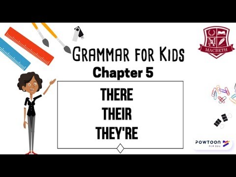Grammar for Kids: There, Their, and They're