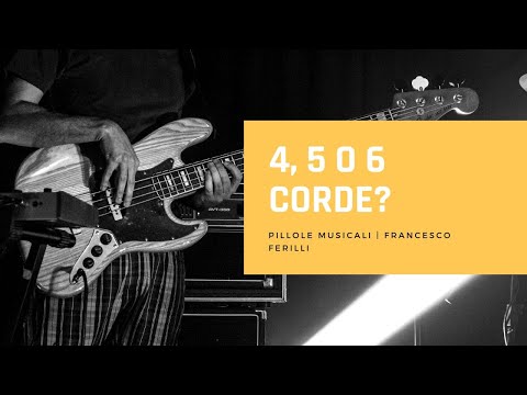 IL BASSO 4, 5 o 6 corde? questo il dilemma... | Pillole musicali | Music All Scuola di musica Roma