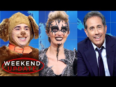 Weekend Update ft. Jerry Seinfeld, Chloe Fineman and Marcello Hernàndez - SNL