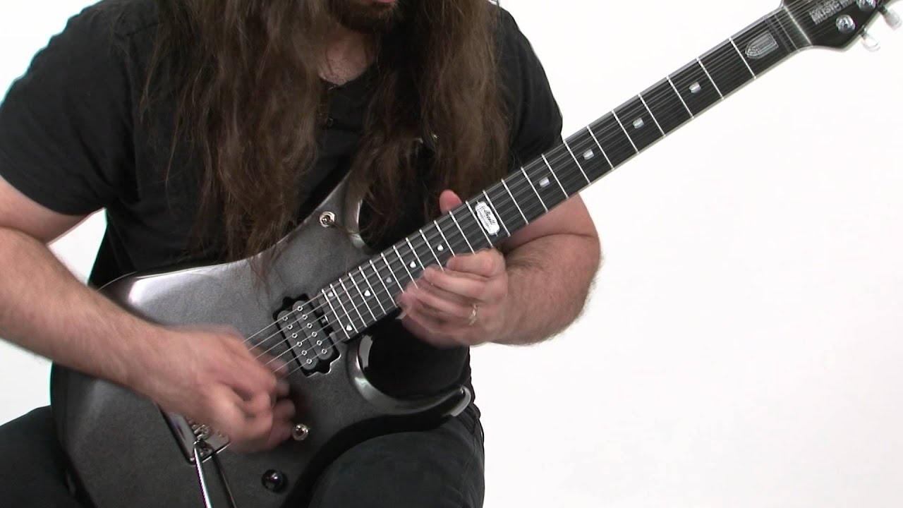 Lick of the Day - John Petrucci - Two-Notes-Per-String Shred - YouTube