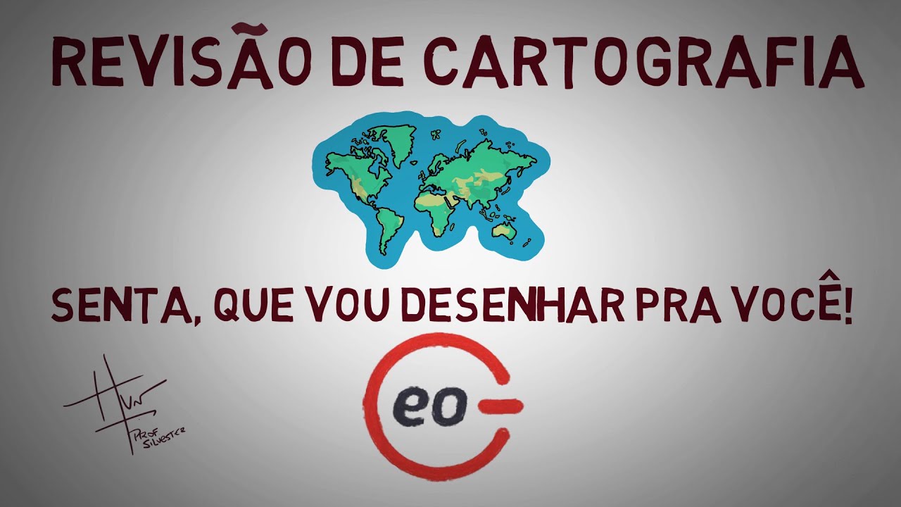 Geografia  - REVISÃO ANIMADA DE CARTOGRAFIA - PROF SILVESTER