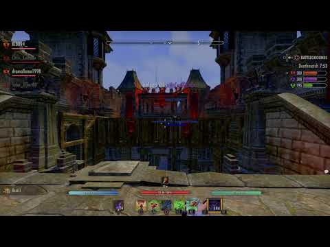 ESO Deathmatch w/ randoms warden healer build