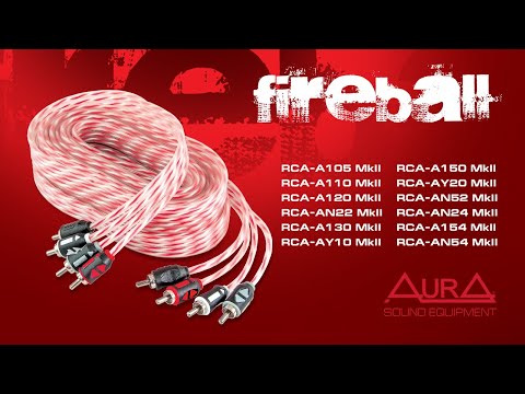 Миниатюра изображения товара Межблочный кабель для автоакустики AURA RCA-A102 MKII