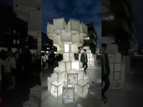 キャンパスが光に彩られる1日。 #光とことばのフェスティバル #表現学部 #大正大学 #shorts