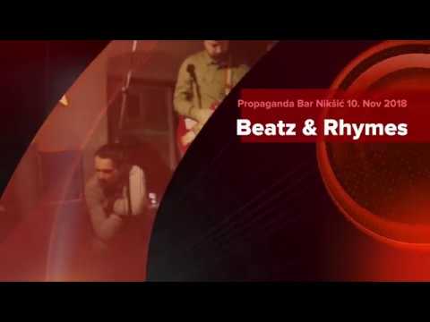 Beatz & Rhymes Live at Propaganda Bar Nikšić 10. Nov 2018