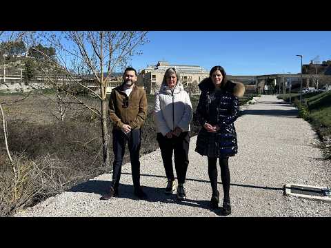 Lista la nueva ruta verde entre la zona norte de Lumbier con el intercambiador de autobuses y la Vía Verde del Irati