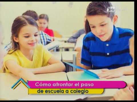 Cómo afrontar el paso de escuela a colegio