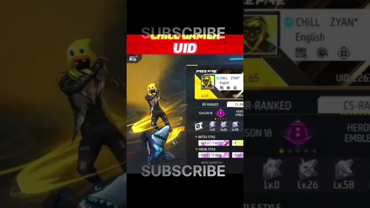 All big youtubers free fire UID #shortsvideo #vairalshort #freefire