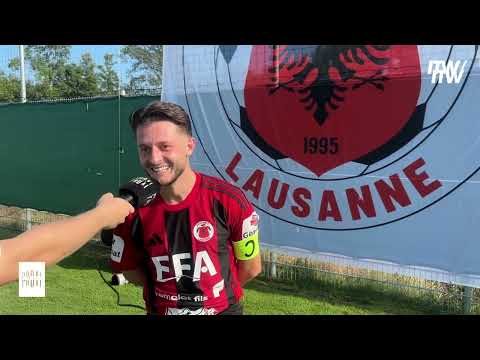 La réaction de Shkodran Muslija après Dardania Lausanne - Servette FC (0-5)
