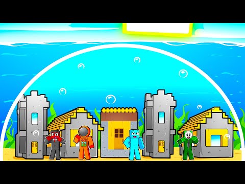 Build to Survive the Tsunami in Minecraft!