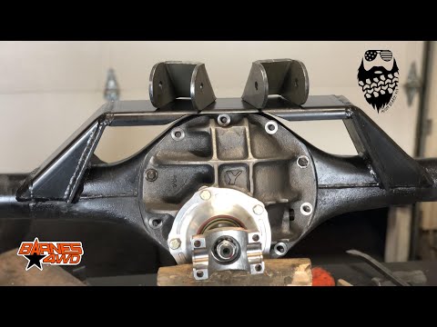 Ford 9" axle truss Install, DIY 4 link long arm Jeep Suspension