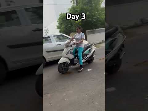 My first driving experience 🫣🫣#shortvideo #viralvideo #youtubeshorts #viralshort #driving #scooty