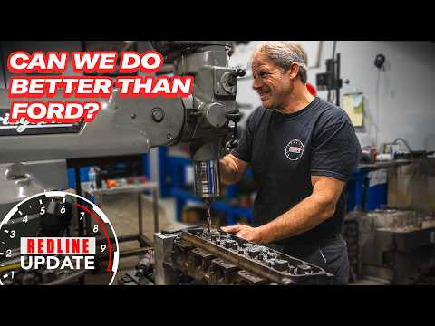 Crusty Ford V-8 engine from our Pantera goes to the machine shop