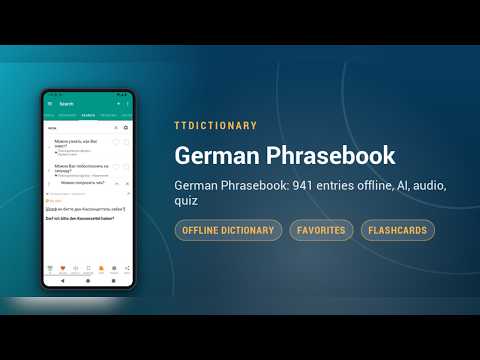 German Phrasebook video thumbnail