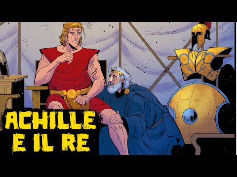 Priam Goes to Achilles' Tent - #27 - Saga of the Trojan War Illustrated History and Mythology