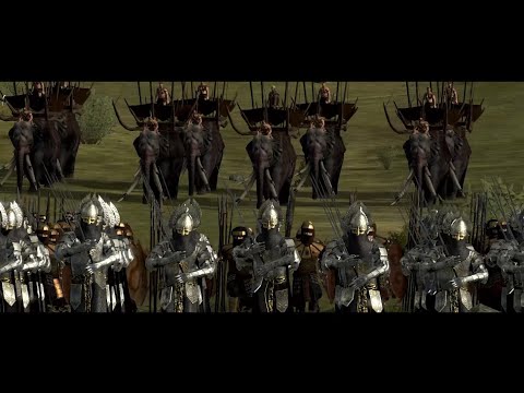 Gondor vs Haradrim Dawnless Days Total War Cinematic