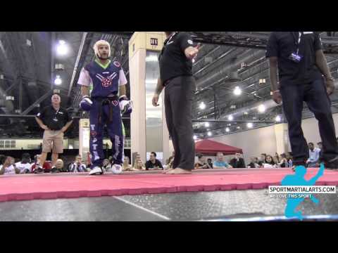 Willie Hicks - Ross Levine vs Jack Felton - Team Sparring Rd 3 - Amerikick Internationals 2016