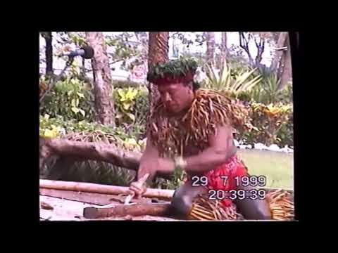 How to Make Fire by Rubbing Sticks -Samoans way - Funny  Learning