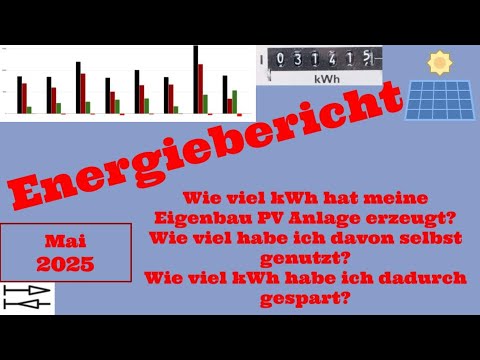 Energy Report May 2025 - What did the self-built PV system achieve? (No.: 71)