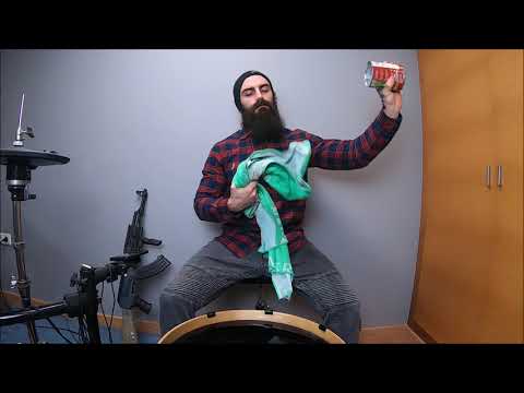 DRUM HACK - The easy way to cut a hole in your bassdrum.