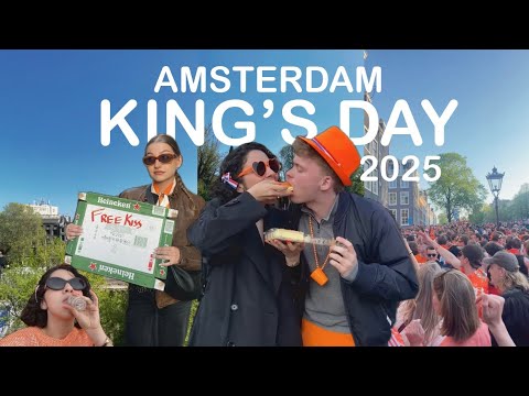 King’s Day 2025 in Amsterdam | Non-Stop Party (Vlog)